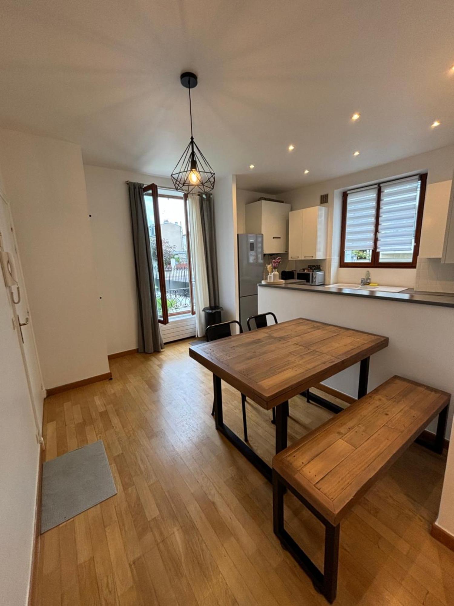 Appartement 2 Chambres Dans Une Belle Maison A Proximite De Paris Asnières Exterior foto